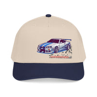 Racing Skyline Embroidered Cap — Vintage GT Sports Car Hat