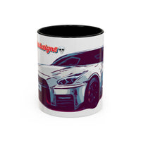R35.  Sports Car Accent Mug — Nissan GT-R Inspired Coffee Cup (11/15oz)