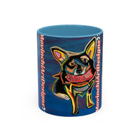 Chihuahua Art Coffee Mug – Colorful Pop‑Art Dog Accent Mug (11/15 oz)