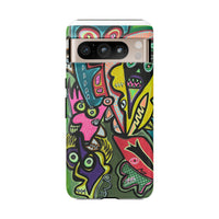 CONCERT  Abstract Graffiti Phone Case — Colorful Street Art Tough Cases