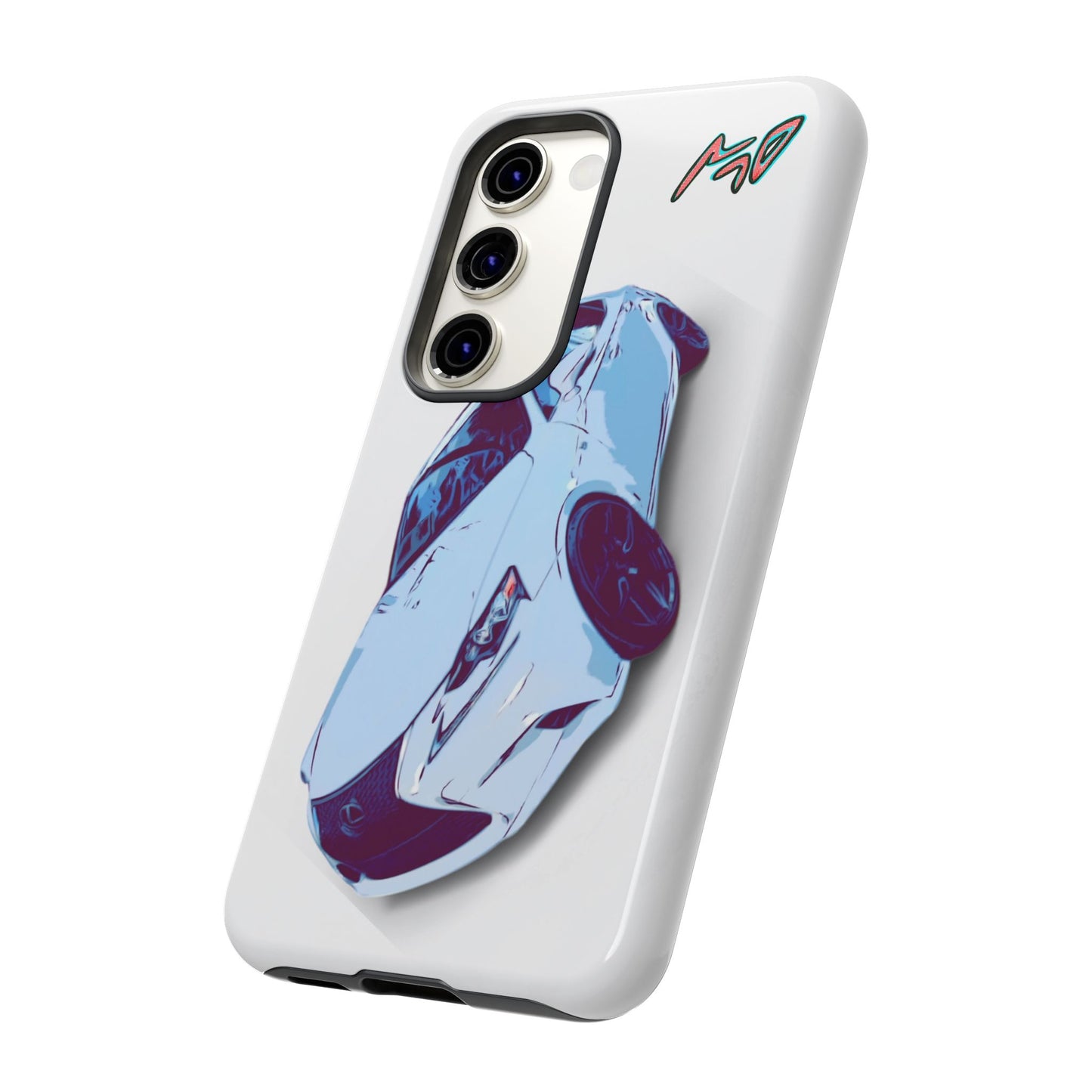 Melvin White Sports Car Phone Case - Retro Pop Art Supercar Protective Tough Case