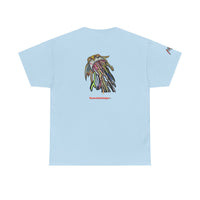 Graphic Tee — Colorful CRAZY TUNA  Illustration Back Print Tee