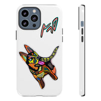 HUSKY  Colorful Abstract Dog Phone Case — 'MAD' Signature Protective Case