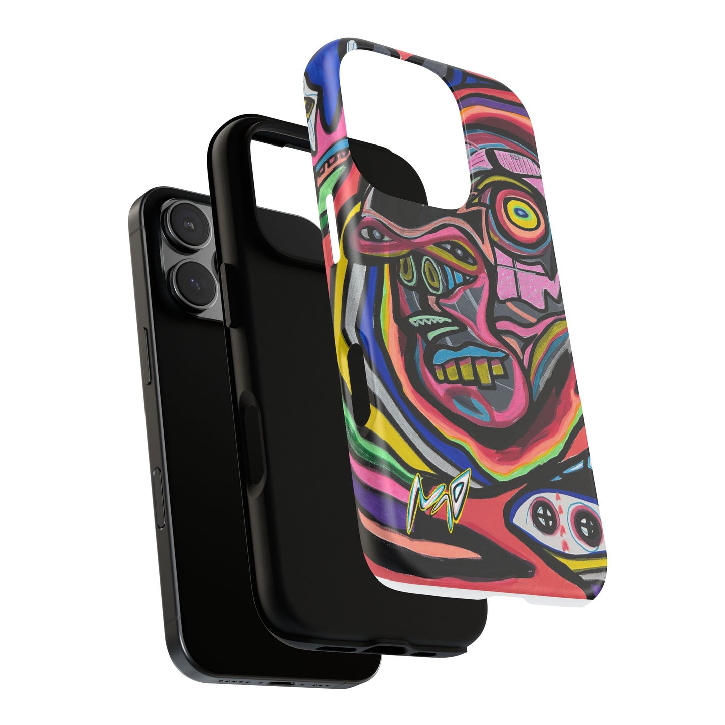 CRAZY Graffiti Phone Case — Colorful Street Art Protective Cover