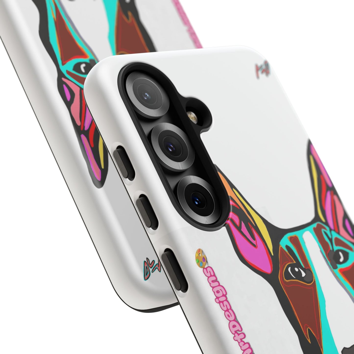 MR Bull Terrier Phone Case — Colorful Pop Art Tough Cases for Dog Lovers