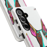 MR Bull Terrier Phone Case — Colorful Pop Art Tough Cases for Dog Lovers