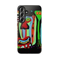 CRAZY.   Tribal Face Phone Case — Colorful Modern Art iPhone Cover