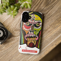KUNTA.  Abstract Tribal Skull Phone Case — Colorful Street Art Protective Cover