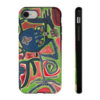Abstract AFTERLIFE Phone Case — Bold Psychedelic Music Art