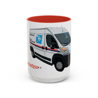 PROMASTER.  Coffee Mug — Postal Delivery Van Illustration