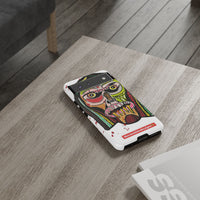 KUNTA.  Abstract Tribal Skull Phone Case — Colorful Street Art Protective Cover