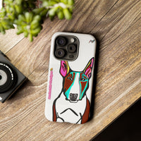 MR Bull Terrier Phone Case — Colorful Pop Art Tough Cases for Dog Lovers