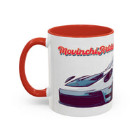 Porsche GT3 Cup Accent Coffee Mug – Racing Car Graphic 11/15oz