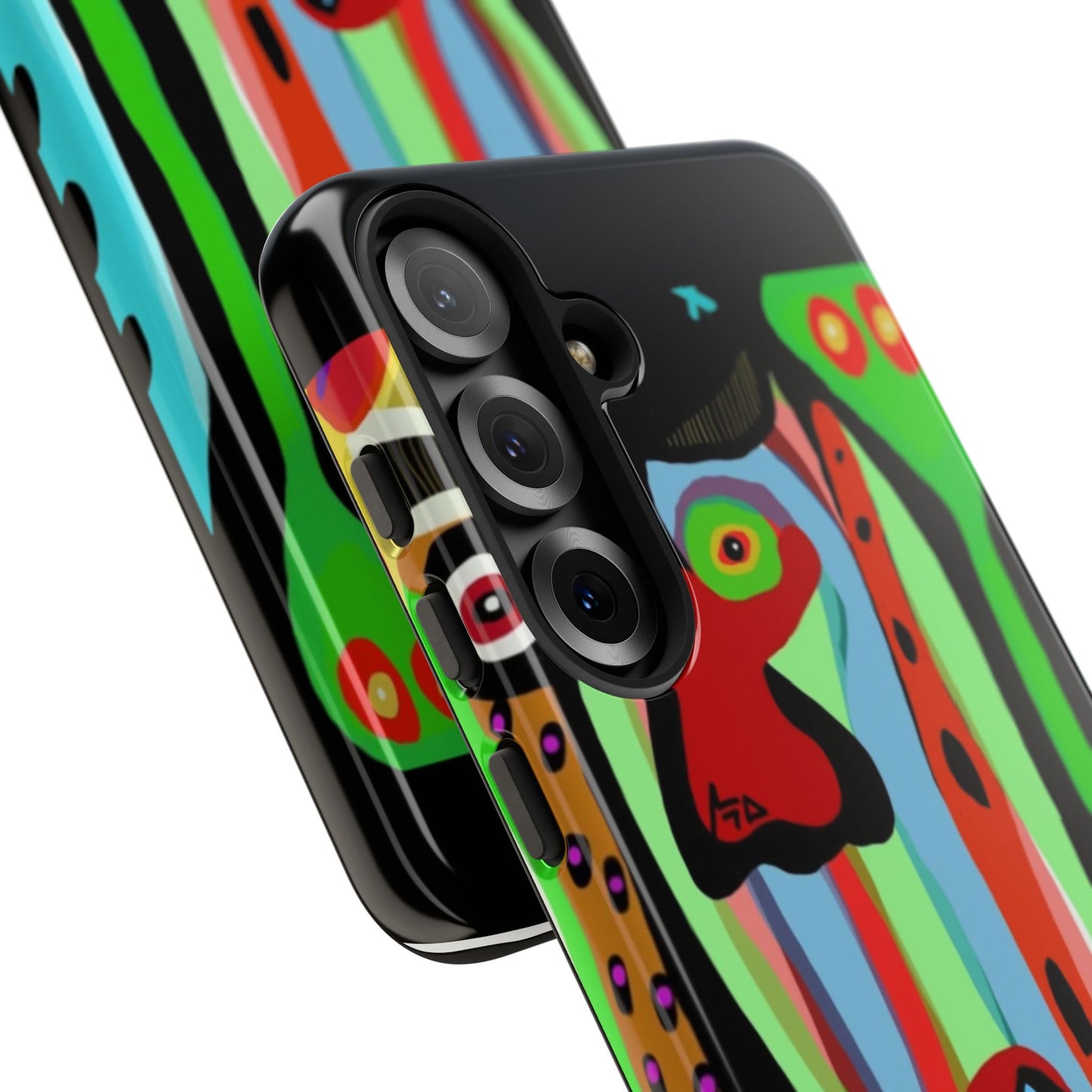 CRAZY.   Tribal Face Phone Case — Colorful Modern Art iPhone Cover