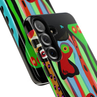 CRAZY.   Tribal Face Phone Case — Colorful Modern Art iPhone Cover
