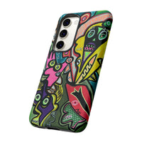 CONCERT  Abstract Graffiti Phone Case — Colorful Street Art Tough Cases