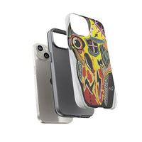 VINCENT.  Skull Riot Phone Case – Colorful Abstract Horror Art Protective Cover