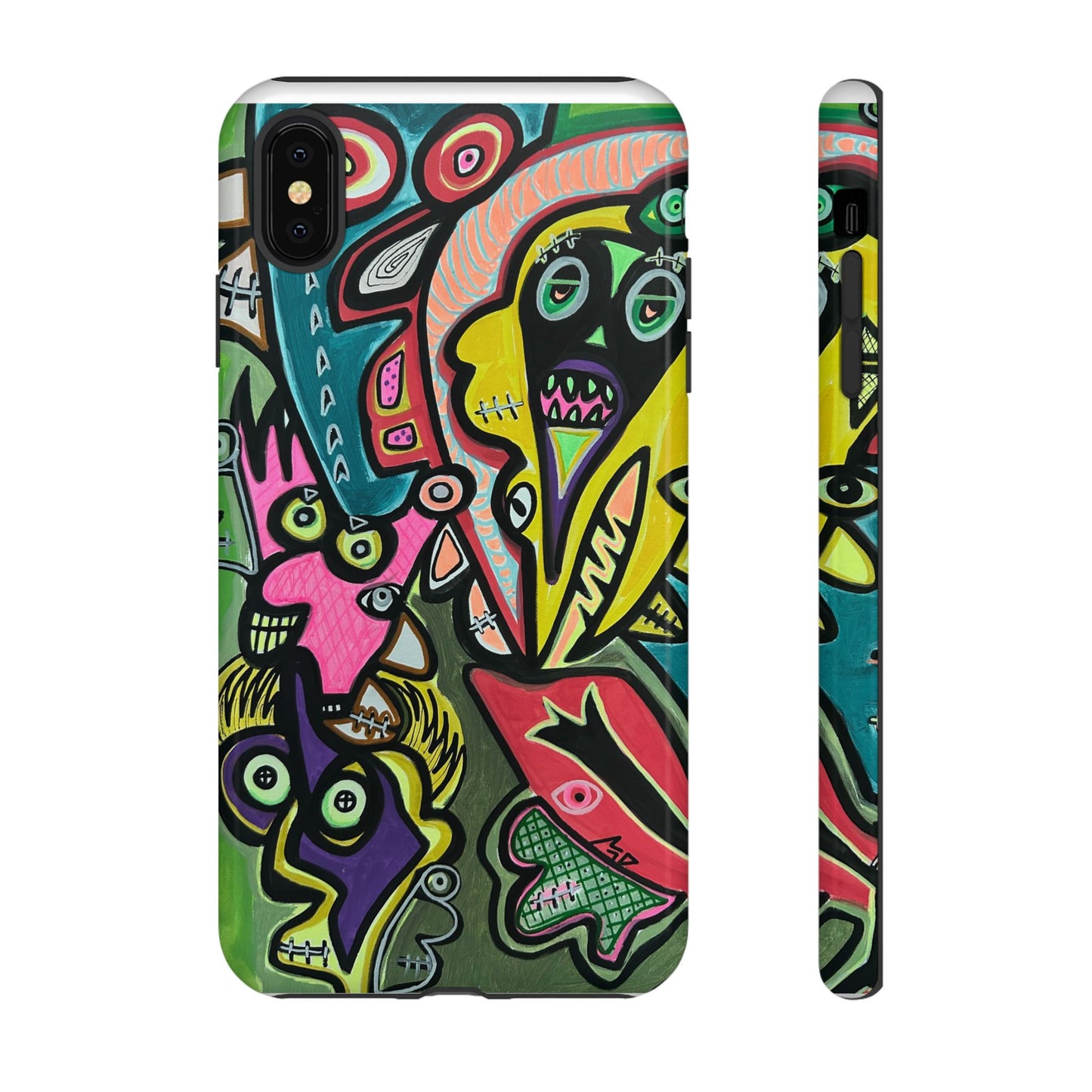 CONCERT  Abstract Graffiti Phone Case — Colorful Street Art Tough Cases