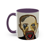 3 amigos Creepy Masked Faces Accent Coffee Mug – Horror Art 11/15oz
