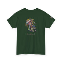 Graphic Tee — Colorful CRAZY TUNA  Illustration Back Print Tee