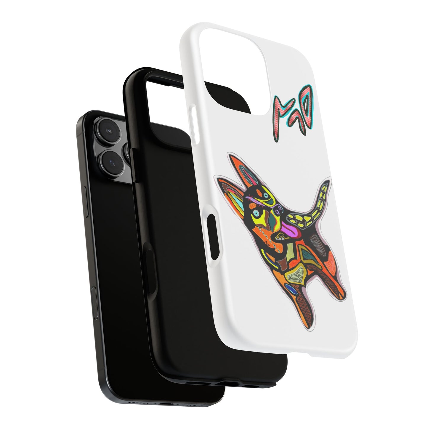 HUSKY  Colorful Abstract Dog Phone Case — 'MAD' Signature Protective Case