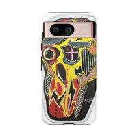 VINCENT.  Skull Riot Phone Case – Colorful Abstract Horror Art Protective Cover