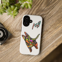 HUSKY  Colorful Abstract Dog Phone Case — 'MAD' Signature Protective Case
