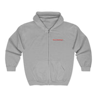 Full-Zip Hoodie with Colorful RYDER Art — Bold Graphic Zip-Up Sweatshirt