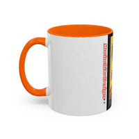 SAN JUAN.  Colorful Street Art Coffee Mug — Vibrant Alleyway & Playful Emblem Accent Mug