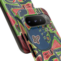 Abstract AFTERLIFE Phone Case — Bold Psychedelic Music Art