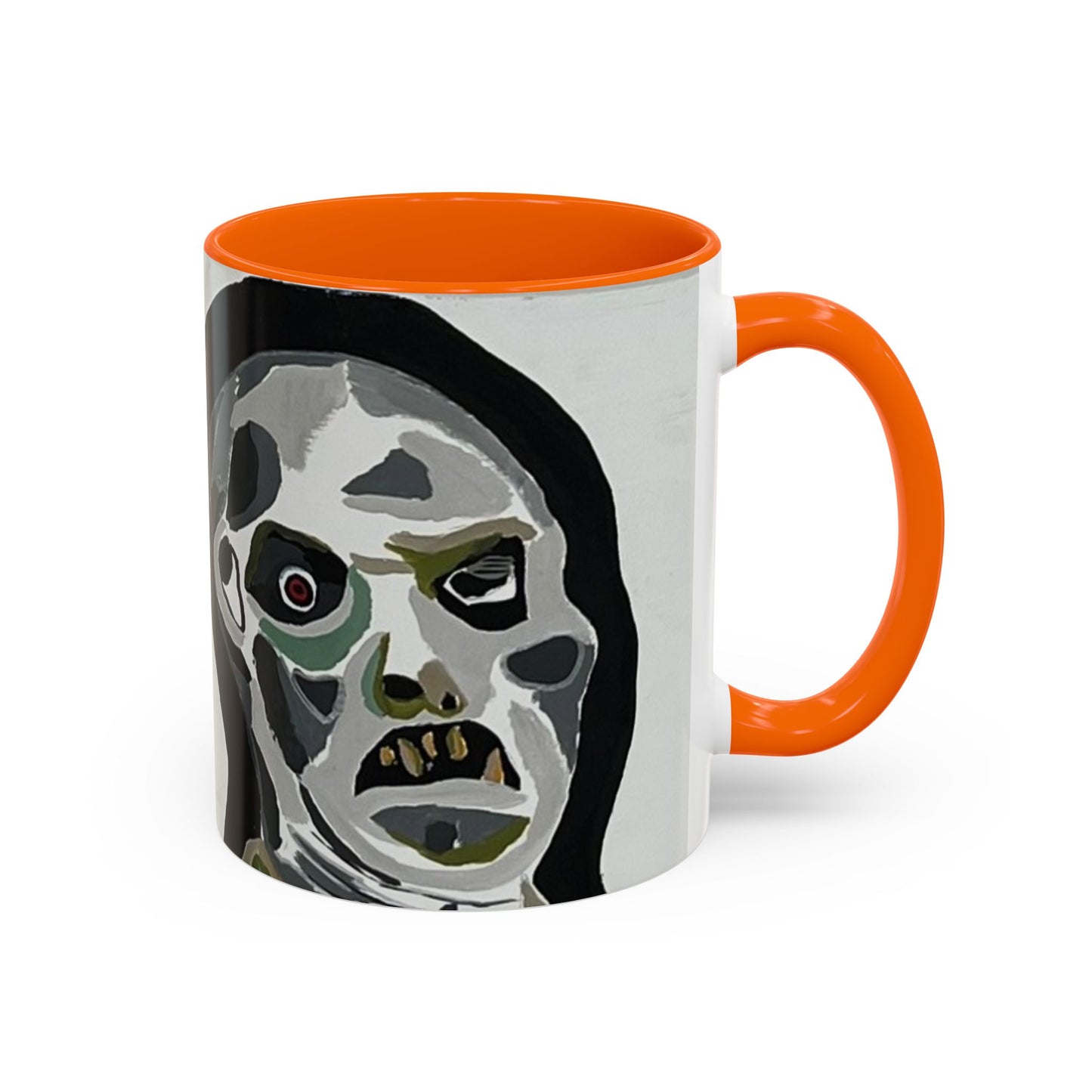 3 amigos Creepy Masked Faces Accent Coffee Mug – Horror Art 11/15oz