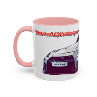 R35.  Sports Car Accent Mug — Nissan GT-R Inspired Coffee Cup (11/15oz)