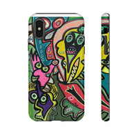 CONCERT  Abstract Graffiti Phone Case — Colorful Street Art Tough Cases