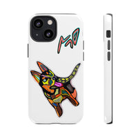 HUSKY  Colorful Abstract Dog Phone Case — 'MAD' Signature Protective Case