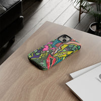 CONCERT  Abstract Graffiti Phone Case — Colorful Street Art Tough Cases
