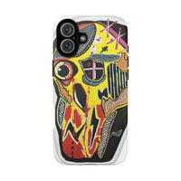 VINCENT.  Skull Riot Phone Case – Colorful Abstract Horror Art Protective Cover