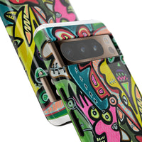 CONCERT  Abstract Graffiti Phone Case — Colorful Street Art Tough Cases