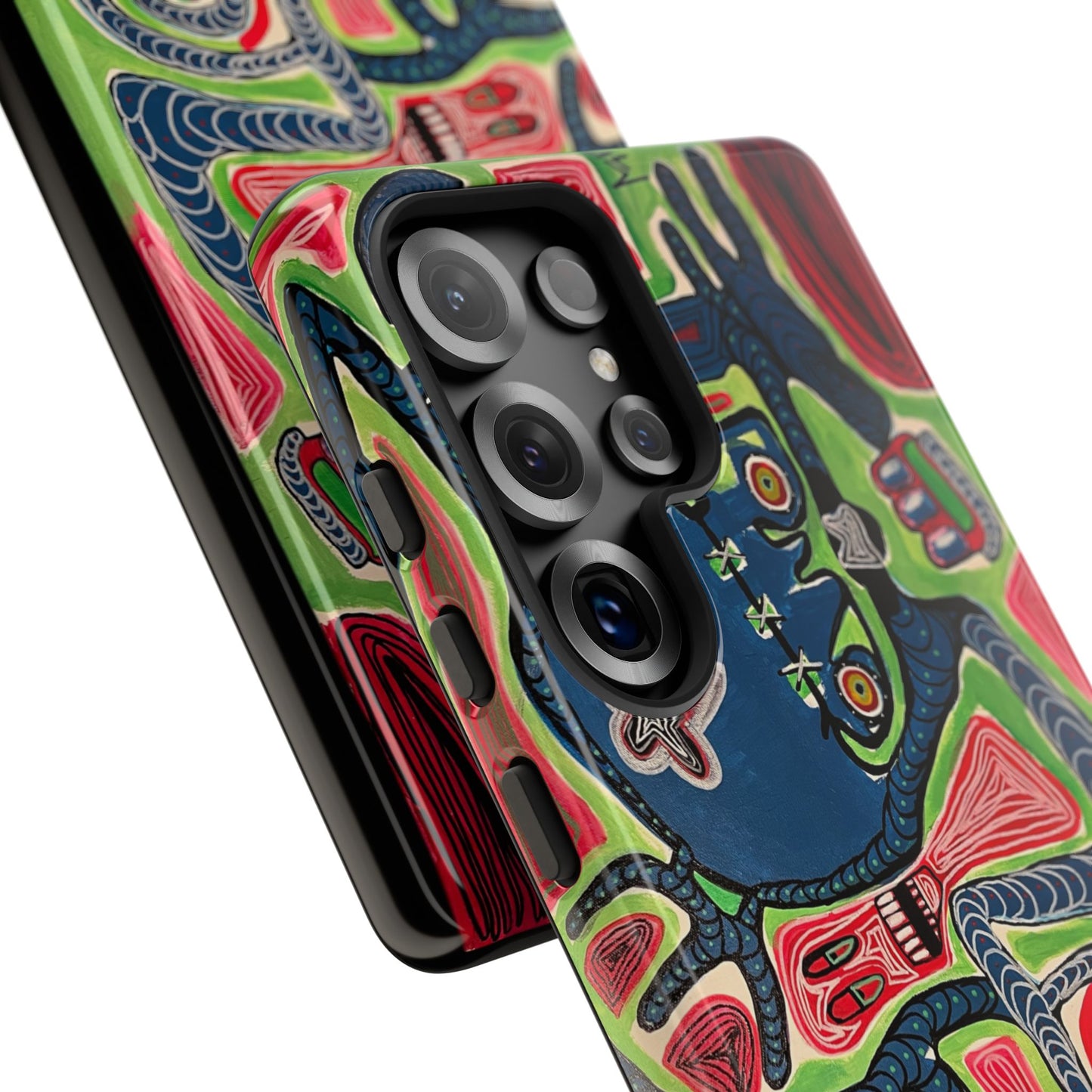 Abstract AFTERLIFE Phone Case — Bold Psychedelic Music Art