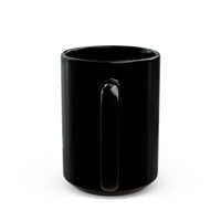 Art Whale Black Ceramic Mug — MovinchiArtDesigns Logo Coffee Cup (11oz & 15oz)