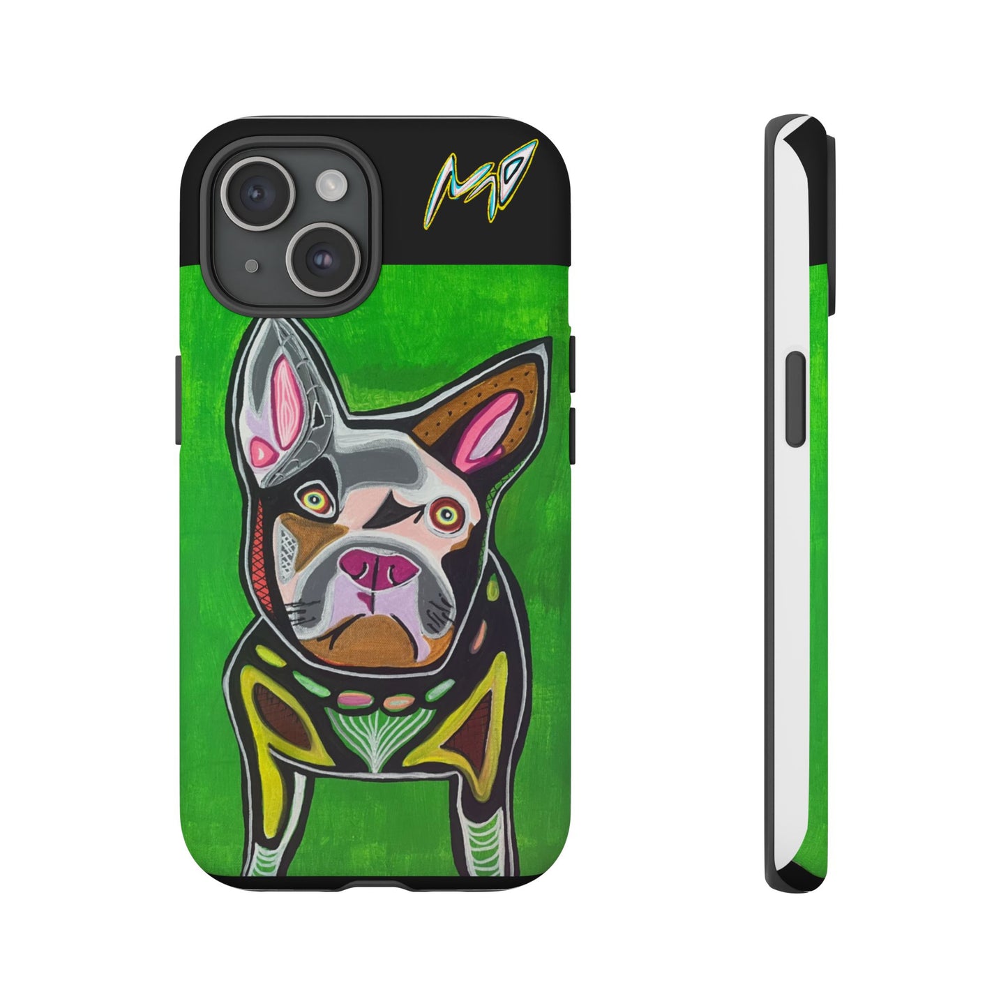 FRENCHIE  Art Phone Case – Colorful Pop Dog iPhone Cover