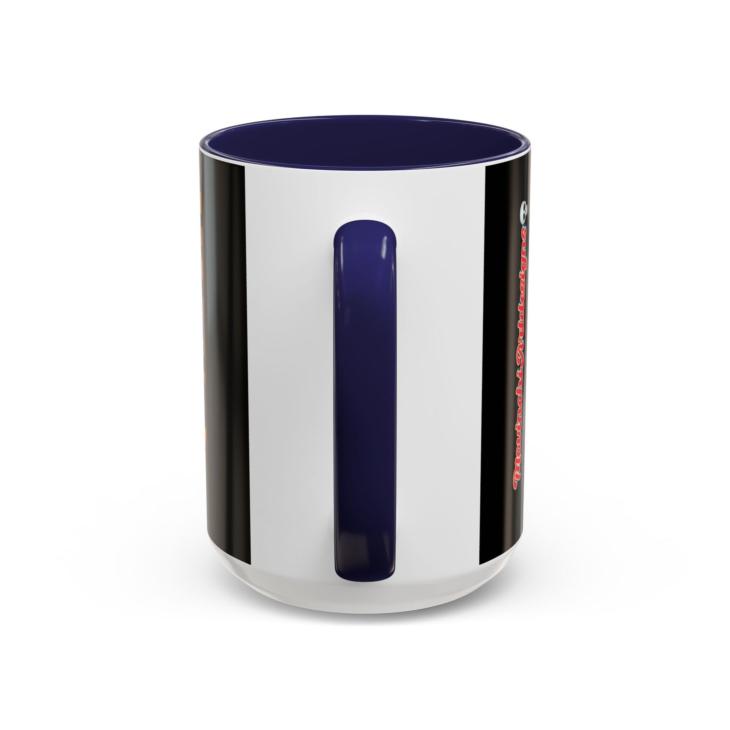 Coffee Mug — Colorful Abstract Cross Accent Ceramic Mug (11/15 oz)