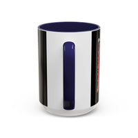 Coffee Mug — Colorful Abstract Cross Accent Ceramic Mug (11/15 oz)