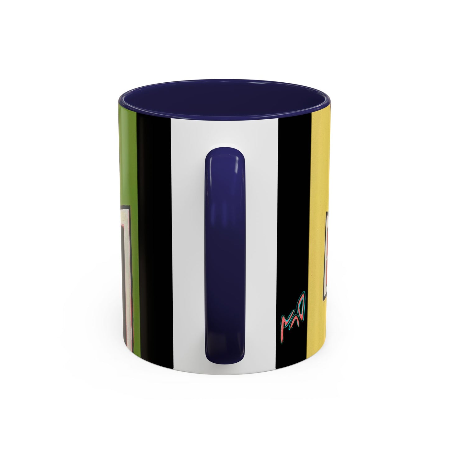 SAN SEBASTIAN2.0 Colorful Canal Houses Accent Coffee Mug — Bright European Street Art Ceramic Mug (11/15oz)