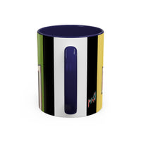 SAN SEBASTIAN2.0 Colorful Canal Houses Accent Coffee Mug — Bright European Street Art Ceramic Mug (11/15oz)