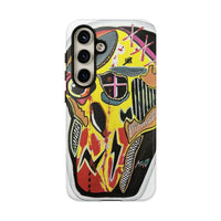 VINCENT.  Skull Riot Phone Case – Colorful Abstract Horror Art Protective Cover