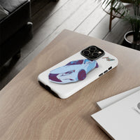 Melvin White Sports Car Phone Case - Retro Pop Art Supercar Protective Tough Case