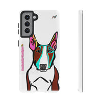 MR Bull Terrier Phone Case — Colorful Pop Art Tough Cases for Dog Lovers