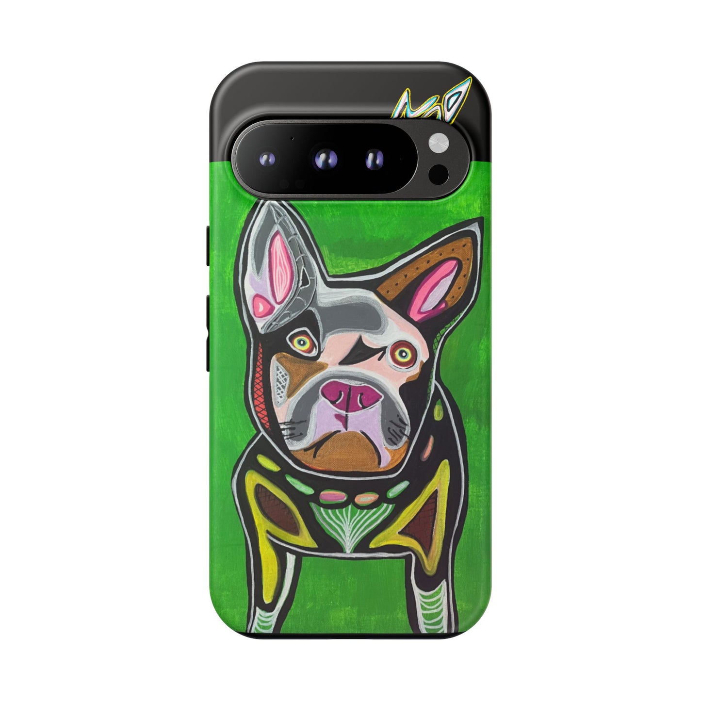FRENCHIE  Art Phone Case – Colorful Pop Dog iPhone Cover