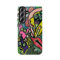CONCERT  Abstract Graffiti Phone Case — Colorful Street Art Tough Cases