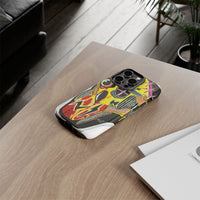 VINCENT.  Skull Riot Phone Case – Colorful Abstract Horror Art Protective Cover